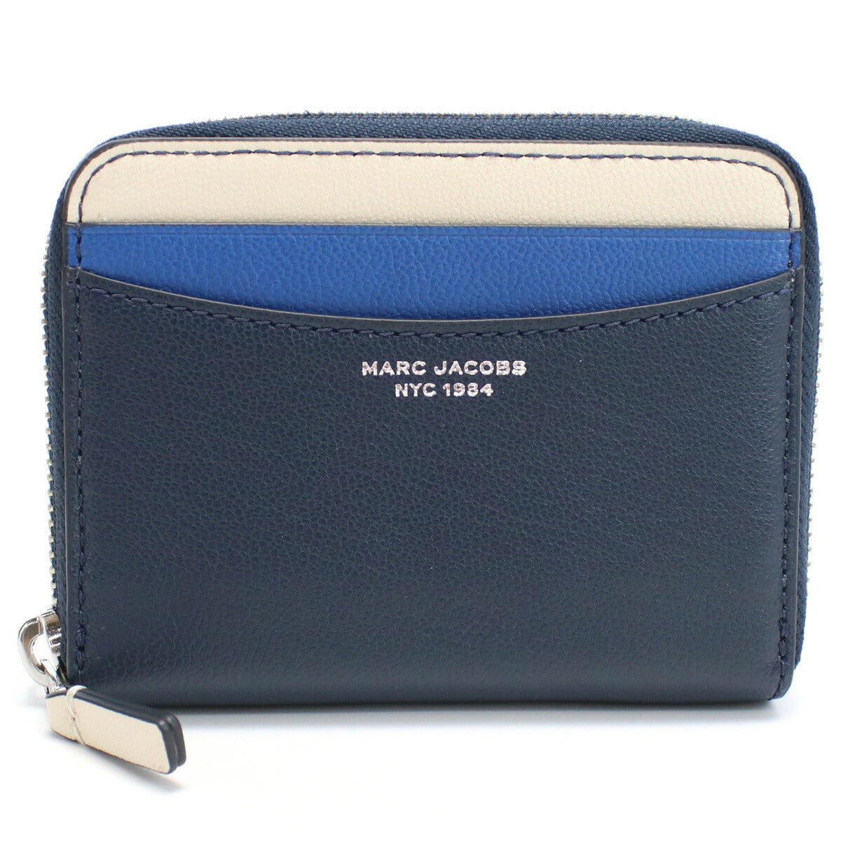 マークジェイコブス 小銭入れ レディース レザー ベトナム S167L03FA22 BLUE SEA MULTI ブルー系 財布 MAJS167L03FA22011