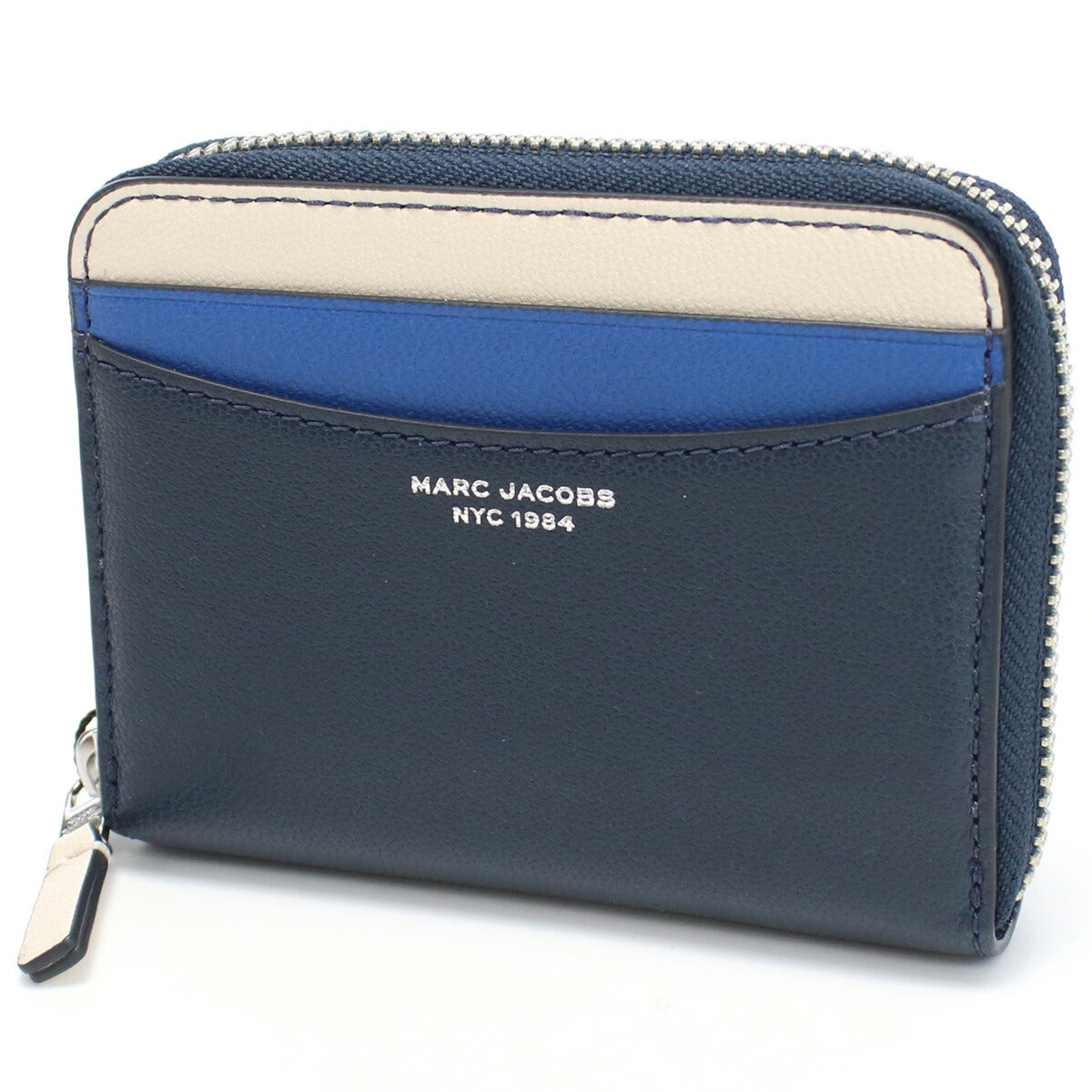 マークジェイコブス 小銭入れ レディース レザー ベトナム S167L03FA22 BLUE SEA MULTI ブルー系 財布 MAJS167L03FA22011