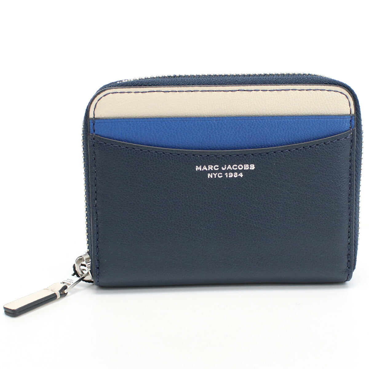 マークジェイコブス 小銭入れ レディース レザー ベトナム S167L03FA22 BLUE SEA MULTI ブルー系 財布 MAJS167L03FA22011