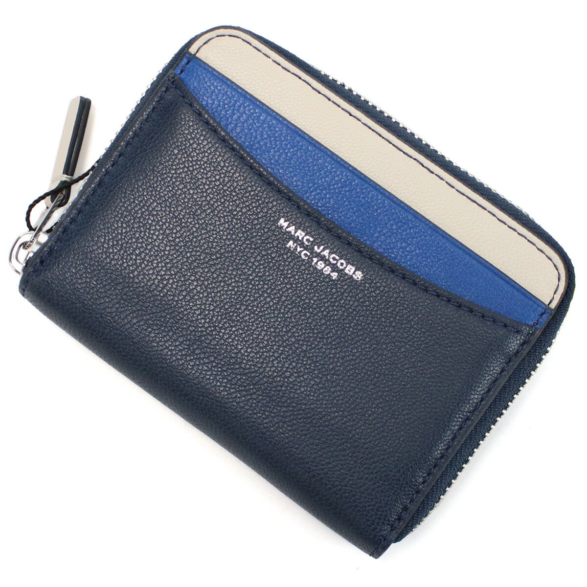 マークジェイコブス 小銭入れ レディース レザー ベトナム S167L03FA22 BLUE SEA MULTI ブルー系 財布 MAJS167L03FA22011