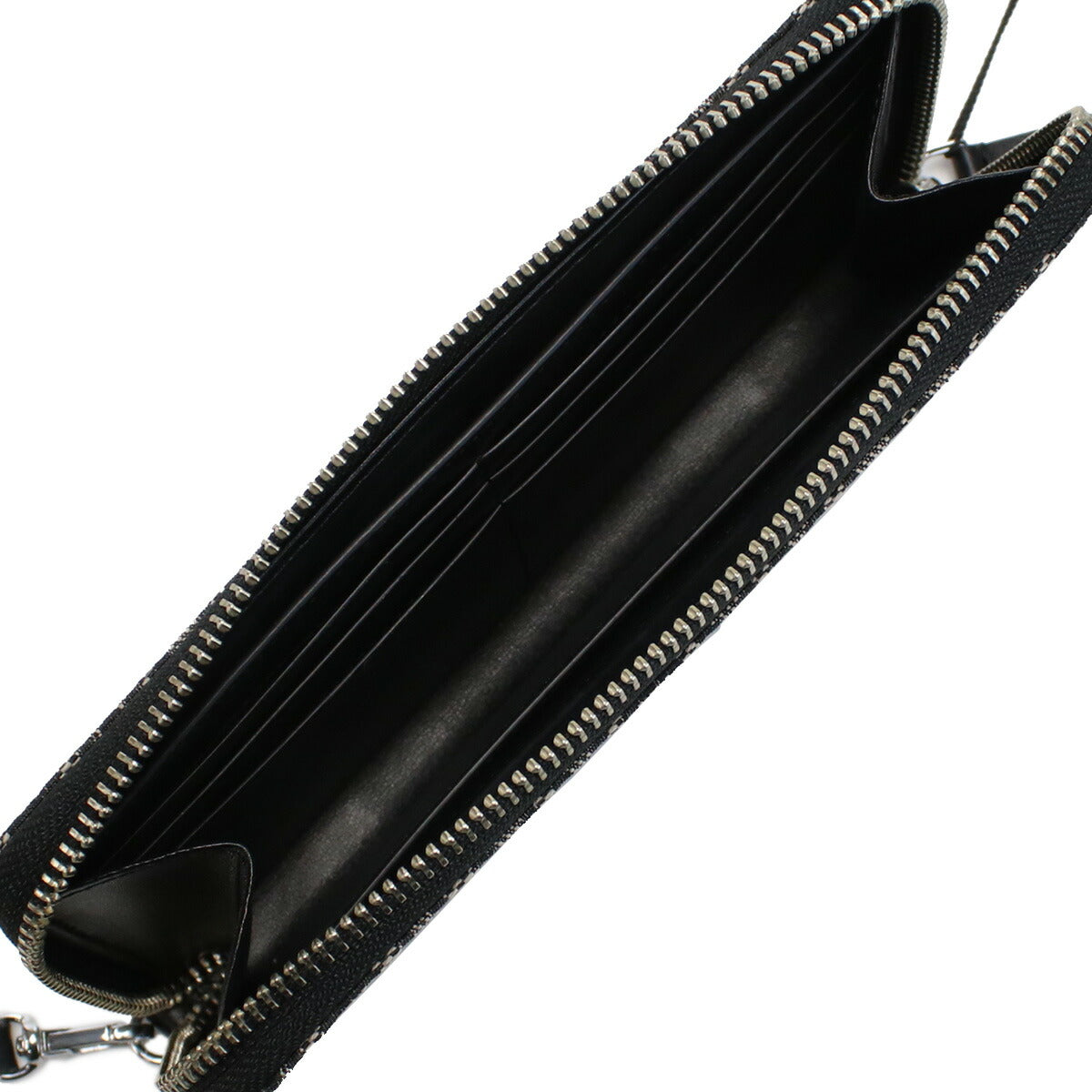 マークジェイコブス 長財布ラウンドファスナー レディース コットン・ポリエステル ベトナム S180M12FA22 BEIGE MULTI ベージュ系 ブラック 財布 MAJS180M12FA22011