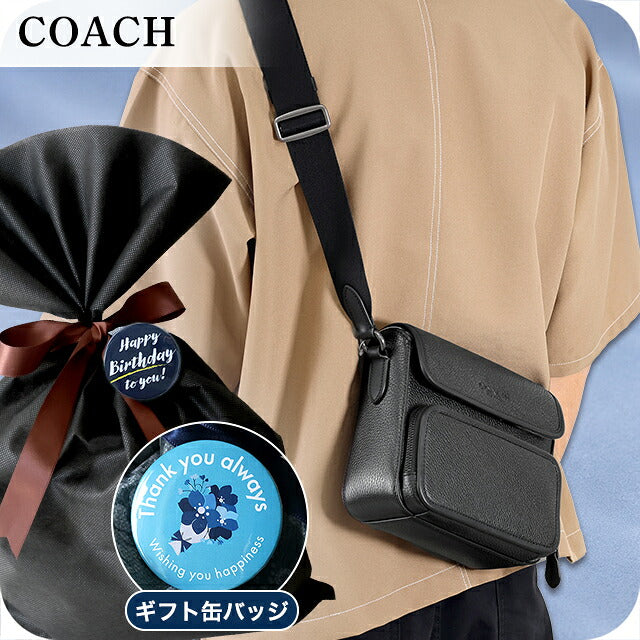 \父亲节礼物套装/蔻驰单肩包男士品牌 COACH 皮革 CY800 黑色 可选型号斜挎包品牌豪华时尚礼物男士实用酷