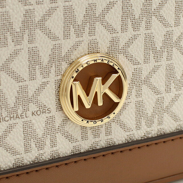 マイケル・コース トートバッグ レディース ブランド MICHAEL KORS LUISA インドネシア 30R4G99T1V VANILLA-LUGG ホワイト系 ブラウン系 バッグ MIK30R4G99T1V011
