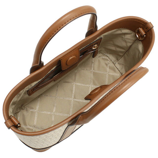 マイケル・コース トートバッグ レディース ブランド MICHAEL KORS LUISA インドネシア 30R4G99T1V VANILLA-LUGG ホワイト系 ブラウン系 バッグ MIK30R4G99T1V011