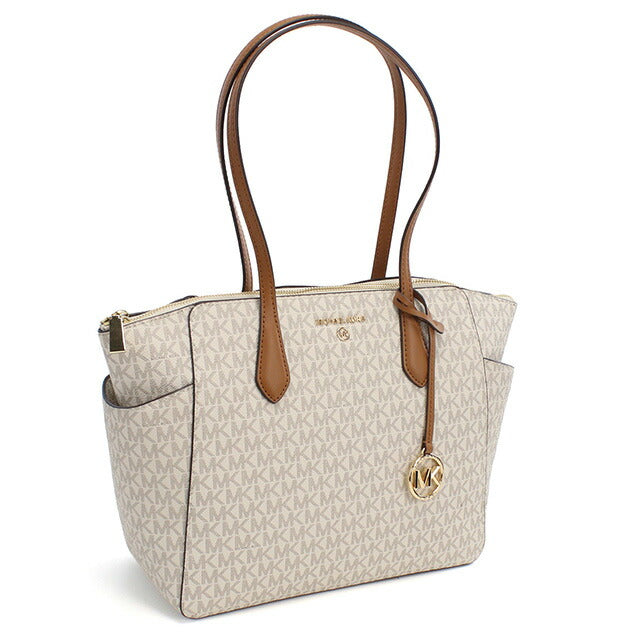 マイケルコース トートバッグ レディース ブランド Michael Kors MARILYN ミャンマー 30S2G6AT2B VANILLA-ACRN ホワイト系 ブラウン系 MIK30S2G6AT2B011