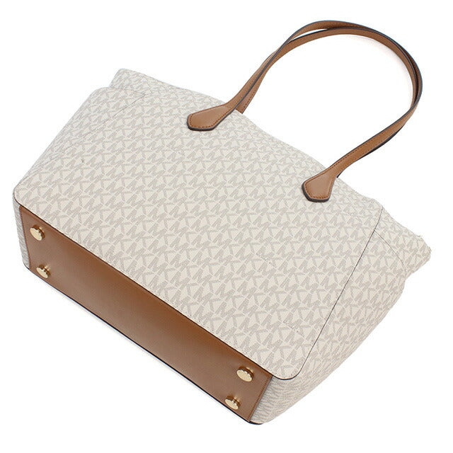 マイケルコース トートバッグ レディース ブランド Michael Kors MARILYN ミャンマー 30S2G6AT2B VANILLA-ACRN ホワイト系 ブラウン系 MIK30S2G6AT2B011