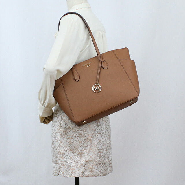 マイケルコース トートバッグ レディース ブランド MICHAEL KORS レザー ミャンマー 30S2G6AT2L LUGGAGE ブラウン系 バッグ MIK30S2G6AT2L021