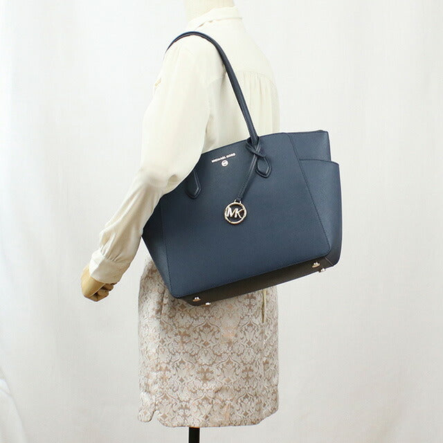 マイケル・コース トートバッグ レディース ブランド MICHAEL KORS MARILYN レザー カンボジア 30S2G6AT2L NAVY ネイビー系 バッグ MIK30S2G6AT2L031