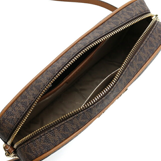 マイケルコース 斜め掛け ショルダーバッグ レディース ブランド MICHAEL KORS JET SET 32F1GJ6C7B ブラウン MIK32F1GJ6C7B021