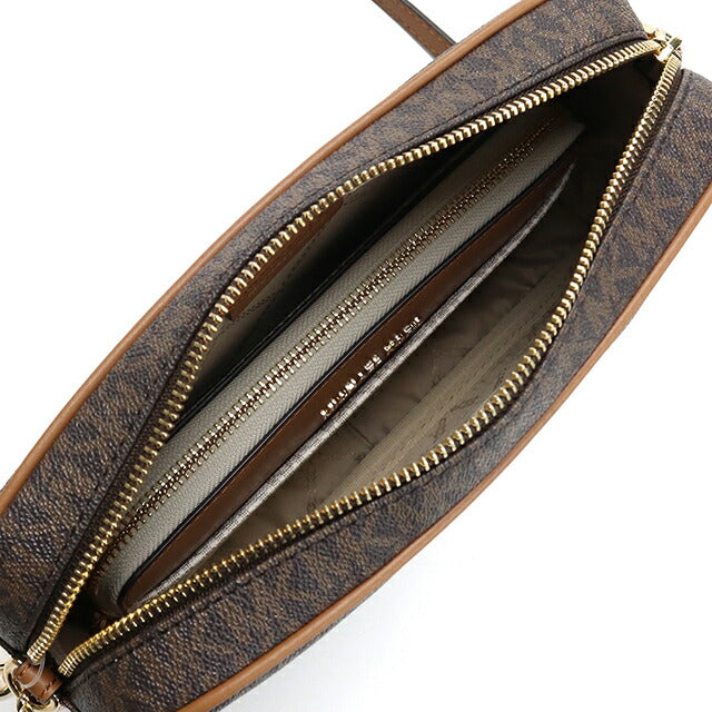 マイケルコース 斜め掛け ショルダーバッグ レディース ブランド MICHAEL KORS JET SET 32F1GJ6C7B ブラウン MIK32F1GJ6C7B021