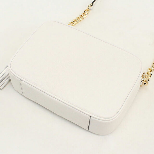 マイケルコース 斜め掛け ショルダーバッグ レディース ブランド MICHAEL KORS JET SET レザー 32F7GGNM8L ホワイト MIK32F7GGNM8L091