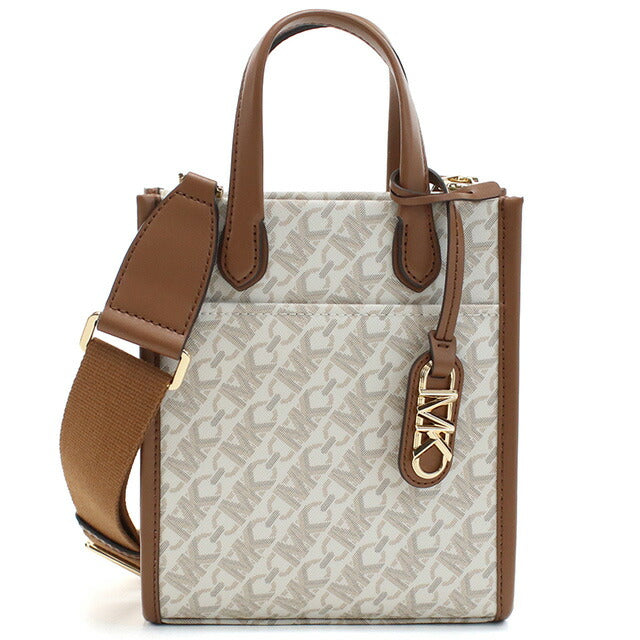 マイケル・コース トートバッグ レディース ブランド MICHAEL KORS GIGI インドネシア 32H3G3GC4B VANILLA-LUGG ホワイト系 ブラウン系 バッグ MIK32H3G3GC4B011