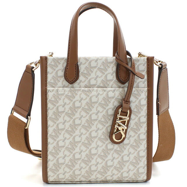 マイケル・コース トートバッグ レディース ブランド MICHAEL KORS GIGI インドネシア 32H3G3GC4B VANILLA-LUGG ホワイト系 ブラウン系 バッグ MIK32H3G3GC4B011