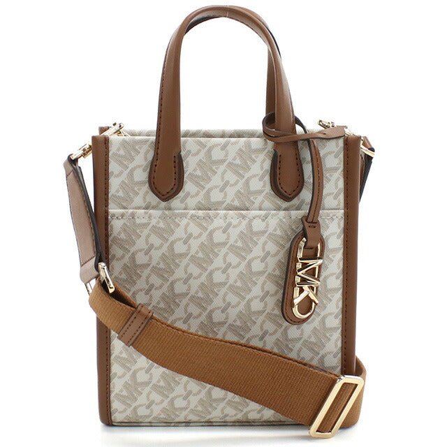 マイケル・コース トートバッグ レディース ブランド MICHAEL KORS GIGI インドネシア 32H3G3GC4B VANILLA-LUGG ホワイト系 ブラウン系 バッグ MIK32H3G3GC4B011