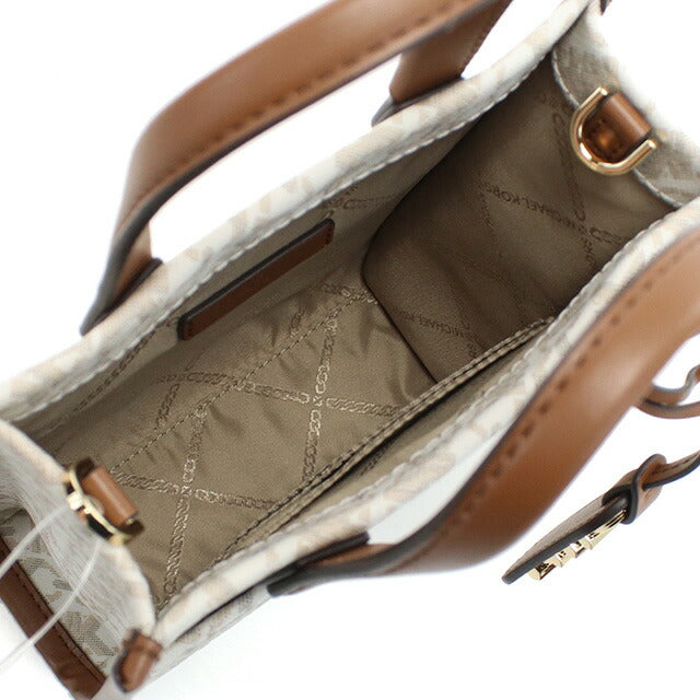 マイケル・コース トートバッグ レディース ブランド MICHAEL KORS GIGI インドネシア 32H3G3GC4B VANILLA-LUGG ホワイト系 ブラウン系 バッグ MIK32H3G3GC4B011