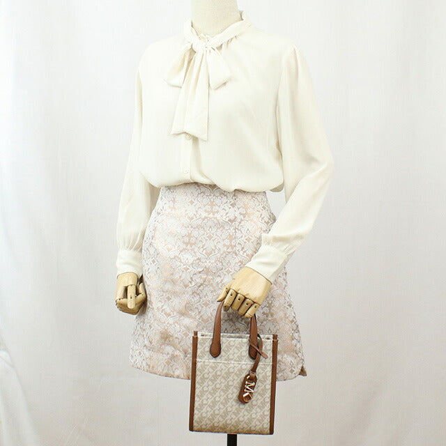 マイケル・コース トートバッグ レディース ブランド MICHAEL KORS GIGI インドネシア 32H3G3GC4B VANILLA-LUGG ホワイト系 ブラウン系 バッグ MIK32H3G3GC4B011