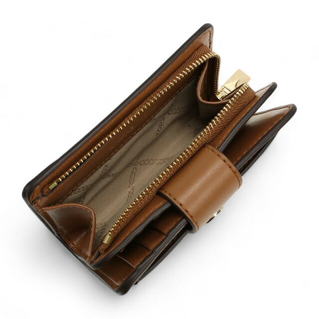 マイケル・コース 二折財布小銭入付き レディース ブランド MICHAEL KORS MK CHARM インドネシア 32R4G0KF5B BRN-ACORN 財布 MIK32R4G0KF5B021
