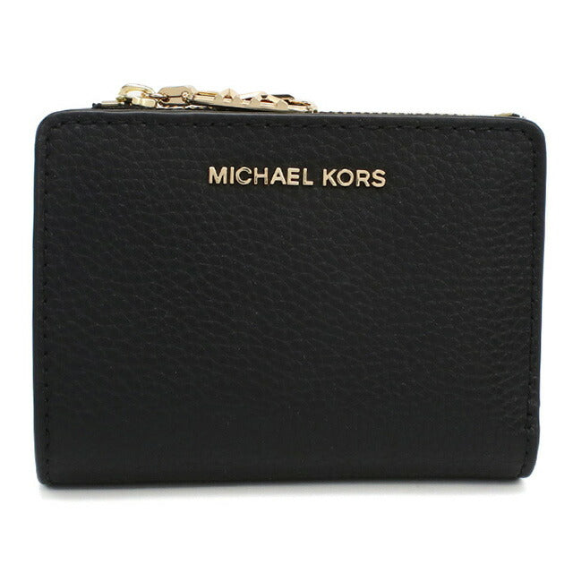 マイケル・コース 二折財布小銭入付き レディース ブランド MICHAEL KORS EMPIRE レザー カンボジア 32S4G8ED7L BLACK ブラック 財布 MIK32S4G8ED7L011