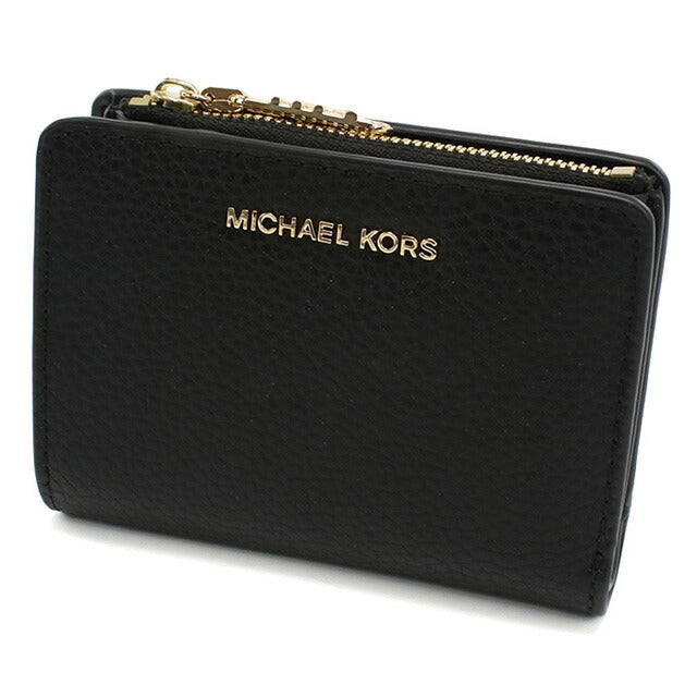 マイケル・コース 二折財布小銭入付き レディース ブランド MICHAEL KORS EMPIRE レザー カンボジア 32S4G8ED7L BLACK ブラック 財布 MIK32S4G8ED7L011
