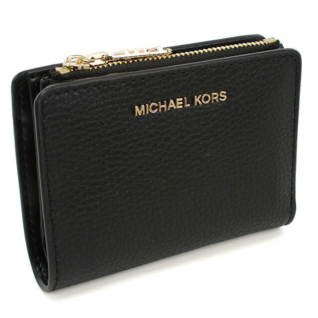 マイケル・コース 二折財布小銭入付き レディース ブランド MICHAEL KORS EMPIRE レザー カンボジア 32S4G8ED7L BLACK ブラック 財布 MIK32S4G8ED7L011