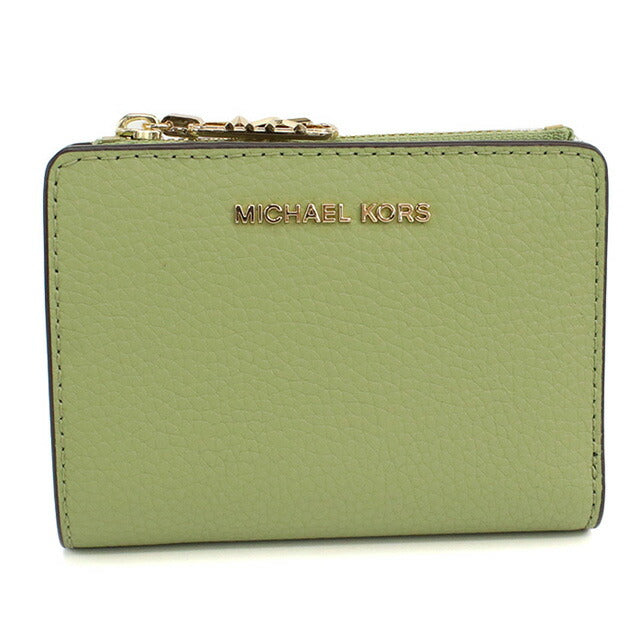 マイケル・コース 二折財布小銭入付き レディース ブランド MICHAEL KORS EMPIRE レザー カンボジア 32S4G8ED7L LIGHT SAGE グリーン系 財布 MIK32S4G8ED7L021