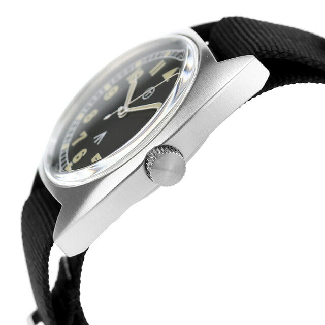 ナバルウォッチ Naval military watch Royal Air Force Type クォーツ 電池式 腕時計 ブランド メンズ NAVAL WATCH Mil-02B-BK アナログ ブラック 黒 Mil-02B-BK