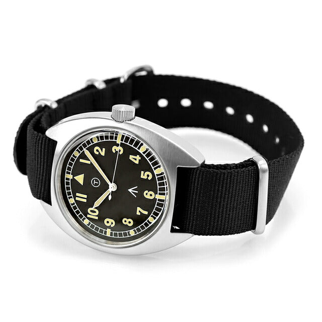 ナバルウォッチ Naval military watch Royal Air Force Type クォーツ 電池式 腕時計 ブランド メンズ NAVAL WATCH Mil-02B-BK アナログ ブラック 黒 Mil-02B-BK