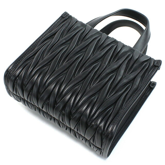 ミュウミュウ ハンドバッグ レディース ブランド MIUMIU レザー イタリア 5BA277 NERO ブラック バッグ MIU5BA277011