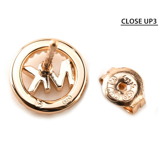 マイケルコース ピアス MICHAEL KORS シルバー925 スタッド ジルコニア 両耳 レディース MKC1247AN791 ローズゴールド アクセサリー 記念品 プレゼント ギフト MKC1247AN791