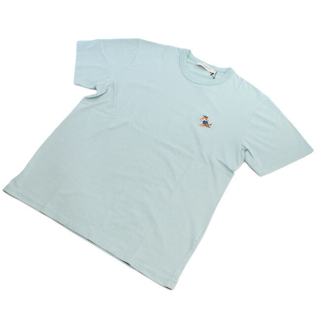 メゾンキツネ Tシャツ メンズ ブランド コットン100% ポルトガル KM00102 BLUE HAZE ブルー系 ファッション 選べるモデル MKIKM00102A