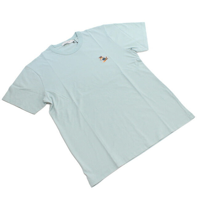 メゾンキツネ Tシャツ メンズ ブランド コットン100% ポルトガル KM00102 BLUE HAZE ブルー系 ファッション 選べるモデル MKIKM00102A