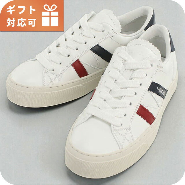 モンクレール スニーカー レディース ブランド MONCLER レザー 4M00160 ホワイト シューズ 選べるモデル MON4M00160A