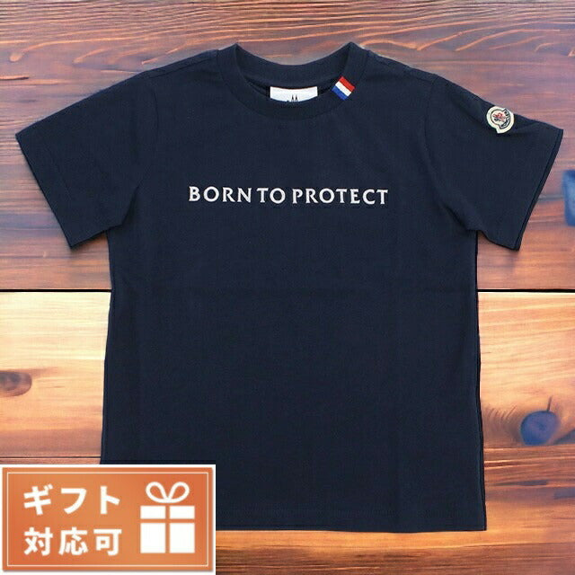 モンクレール Tシャツ キッズ ブランド MONCLER コットン100% ポルトガル 8C00038 ネイビー系 ファッション 選べるモデル MON8C00038A