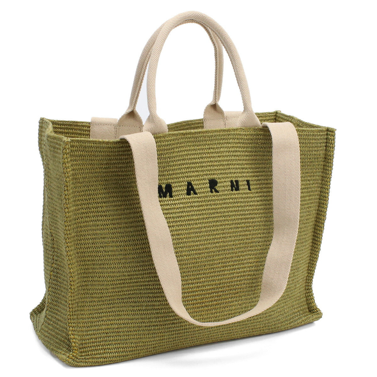 マルニ カゴバッグ レディース コットン52% ナイロン48% イタリア SHMP0078U0 グリーン系 バッグ MRNSHMP0078U0041