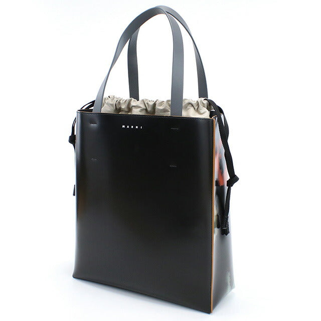 マルニ トートバッグ レディース ブランド MARNI レザー イタリア SHMPV02Y02 ブラック マルチカラー バッグ MRNSHMPV02Y02011