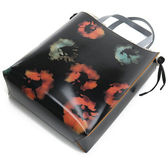 マルニ トートバッグ レディース ブランド MARNI レザー イタリア SHMPV02Y02 ブラック マルチカラー バッグ MRNSHMPV02Y02011