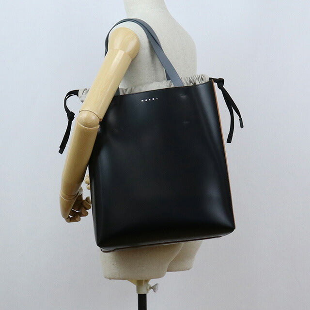 マルニ トートバッグ レディース ブランド MARNI レザー イタリア SHMPV02Y02 ブラック マルチカラー バッグ MRNSHMPV02Y02011