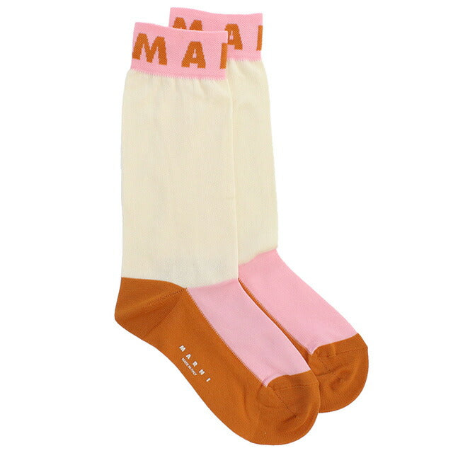 マルニ ソックス レディース ブランド MARNI SKMC0120Q1 ホワイト系 マルチカラー ウェア 選べるモデル MRNSKMC0120Q1C