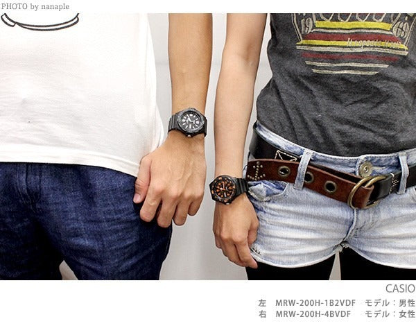 カシオ CASIO チプカシ チープカシオ 腕時計 デイデイト クラシック 海外モデル オールブラック CASIO MRW-200H-1B2VDF MRW-200H-1B2VDF