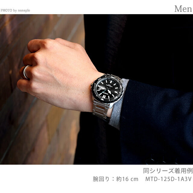 カシオ チープカシオ CASIO クォーツ 電池式 MTD-125D-1A3V スタンダード 海外モデル メンズ チプカシ 腕時計 ブランド カシオ casio MTD-125D-1A3VDF