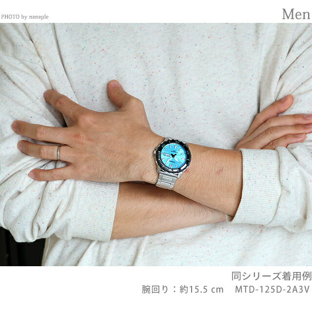 カシオ チープカシオ CASIO クォーツ 電池式 MTD-125D-2A3V スタンダード 海外モデル メンズ チプカシ 腕時計 ブランド カシオ casio MTD-125D-2A3VDF