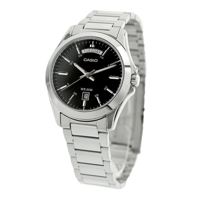 カシオ チープカシオ CASIO クォーツ 電池式 MTP-1370D-1A1V スタンダード 海外モデル メンズ チプカシ 腕時計 ブランド カシオ casio アナログ ブラック 黒 MTP-1370D-1A1VDF