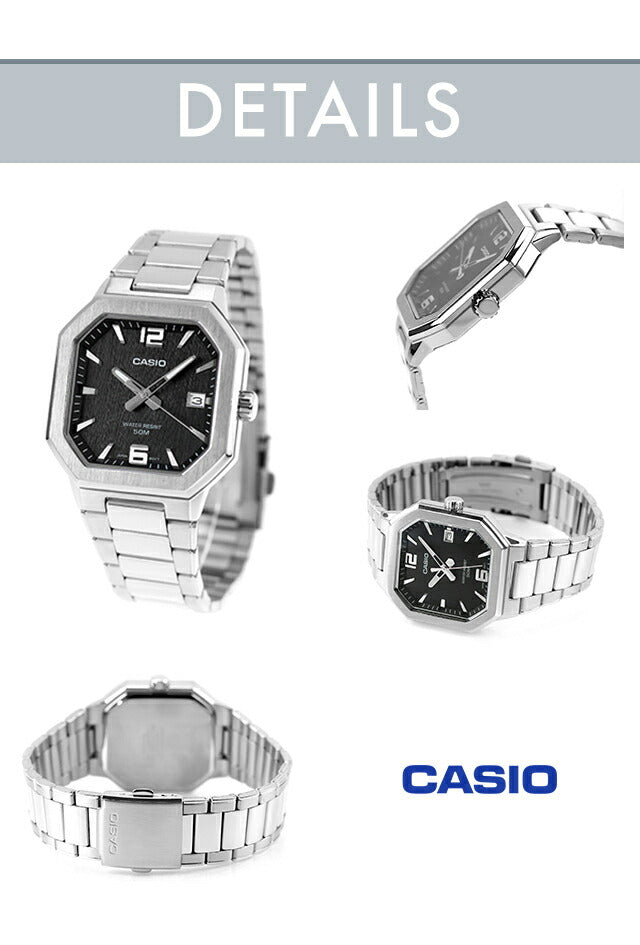 カシオ チープカシオ CASIO スタンダード クォーツ 電池式 MTP-B195 海外モデル メンズ チプカシ 腕時計 ブランド カシオ casio アナログ ブラック ブルー グリーン シルバー 黒 選べるモデル おしゃれ 防水 小さい 軽い かわいい プレゼント 実用的