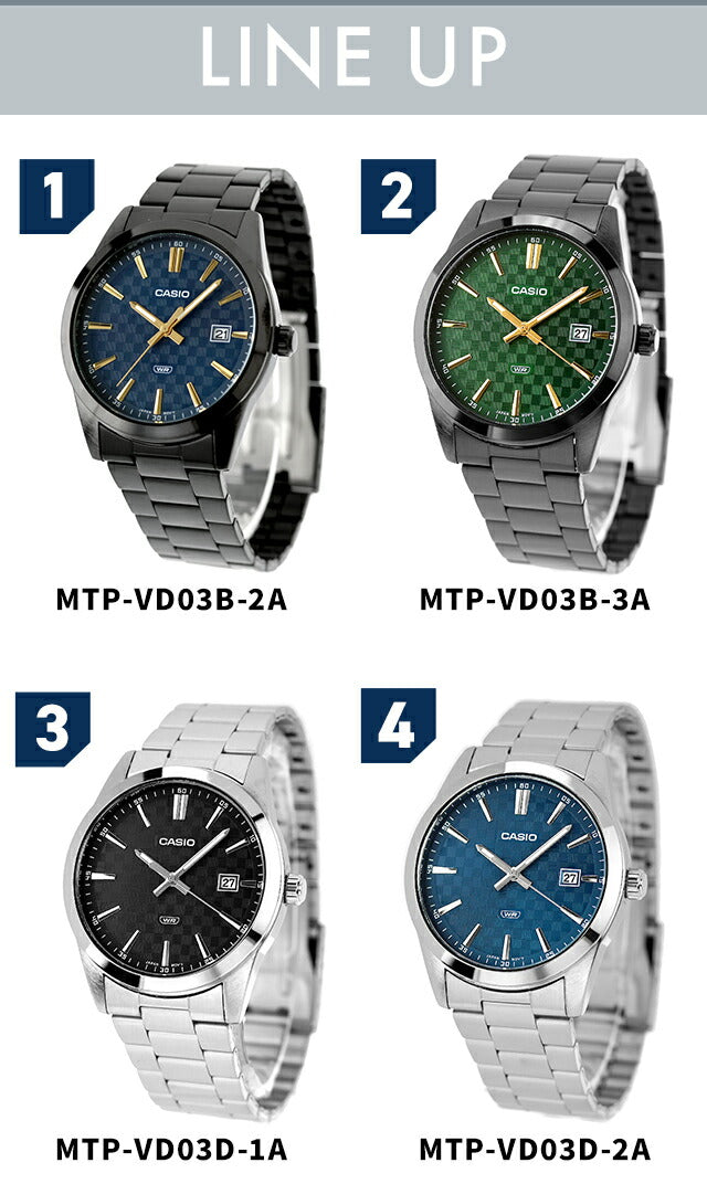 MTP-VD03B-3ADF | チープカシオ クオーツ