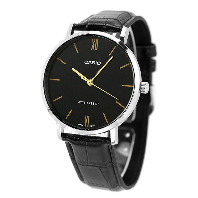 カシオ チープカシオ CASIO クォーツ 電池式 MTP-VT01L-1B スタンダード 海外モデル メンズ チプカシ 腕時計 ブランド カシオ casio アナログ ブラック 黒 MTP-VT01L-1BDF