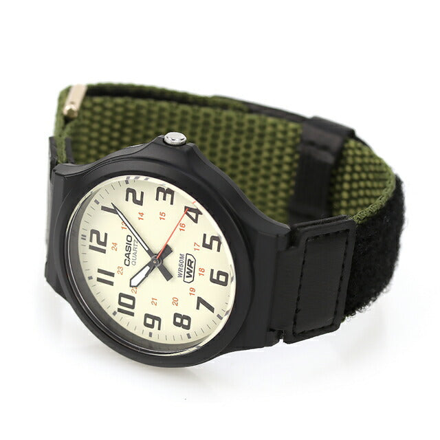 カシオ CASIO MW-240B-3BV チプカシ 海外モデル メンズ 腕時計 ブランド カシオ casio アナログ クリームイエロー MW-240B-3BVDF