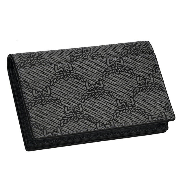 エム シー エム 名刺入れ メンズ ブランド MCM MXAESAC02 ダークグレー MXAESAC02-ED001