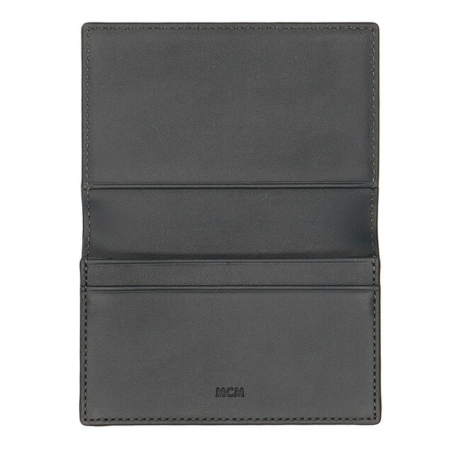 エム シー エム 名刺入れ メンズ ブランド MCM MXAESAC02 ダークグレー MXAESAC02-ED001