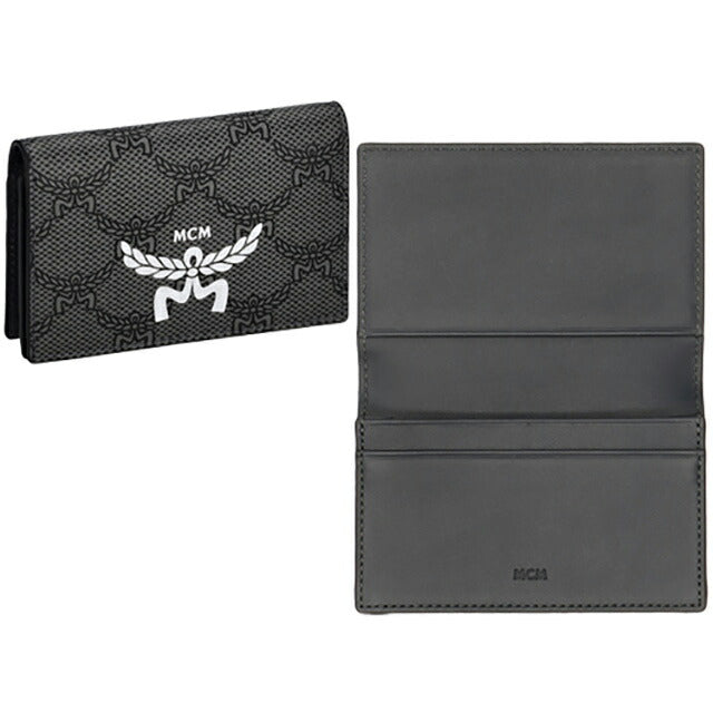 エム シー エム 名刺入れ メンズ ブランド MCM MXAESAC02 ダークグレー MXAESAC02-ED001