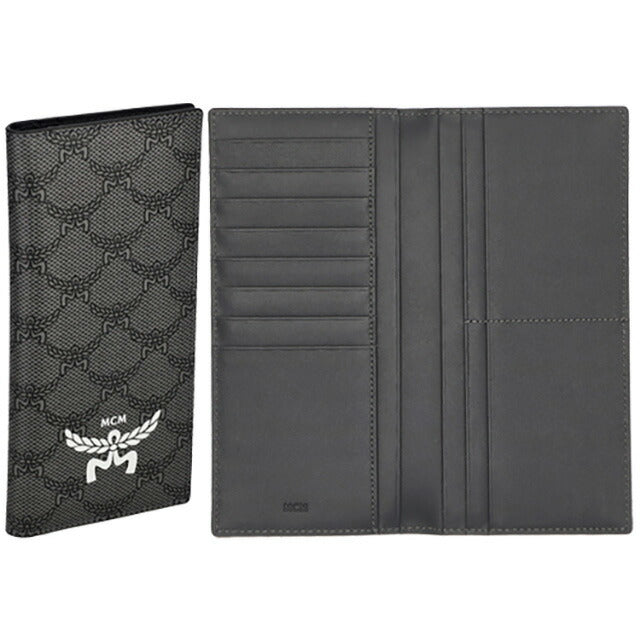 エム シー エム 長財布 メンズ ブランド MCM MXLESAC01 ダークグレー MXLESAC01-ED001